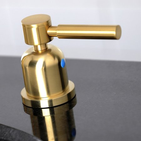 Fauceture FSC8953DL 8" Widespread Bathroom Faucet, Brushed Brass FSC8953DL